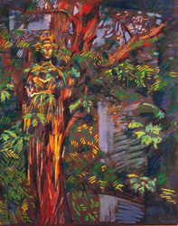 Bernard, Marie COLLET - Hamadryade de l'acacia. 65 x 50 cm. 2005. pastel Bernard, Marie COLLET - Hamadryade de l'acacia. 65 x 50 cm. 2005. pastel