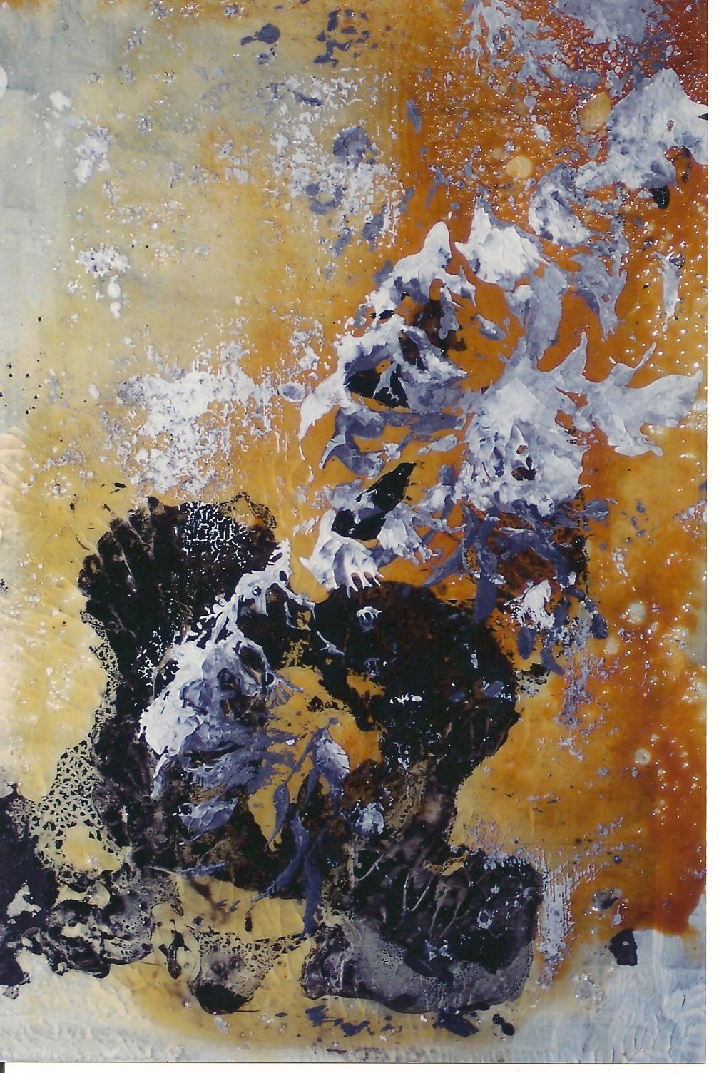 isabelle chartier - l'envol,27X41cm, vernis à bois encre de Chine peinture acrylique isabelle chartier - l'envol,27X41cm, vernis à bois encre de Chine peinture acrylique