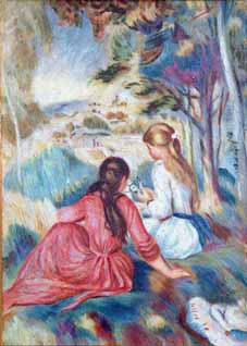 Christian DENECHAUD - d'après Renoir, 30x40, huile Christian DENECHAUD - d'après Renoir, 30x40, huile