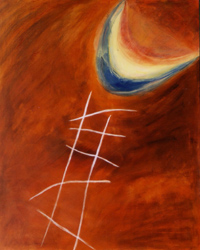 Mariam MOULIETS - Para subir al Cielo, 116x89, huile sur toile Mariam MOULIETS - Para subir al Cielo, 116x89, huile sur toile