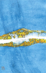 Hisako GAILLARD - Sans titre, 19 x 33 cm, Technique mixte, 2004 Hisako GAILLARD - Sans titre, 19 x 33 cm, Technique mixte, 2004