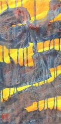 Hisako GAILLARD - Sans titre, 20 x40 cm, Acrylique, 2004 Hisako GAILLARD - Sans titre, 20 x40 cm, Acrylique, 2004
