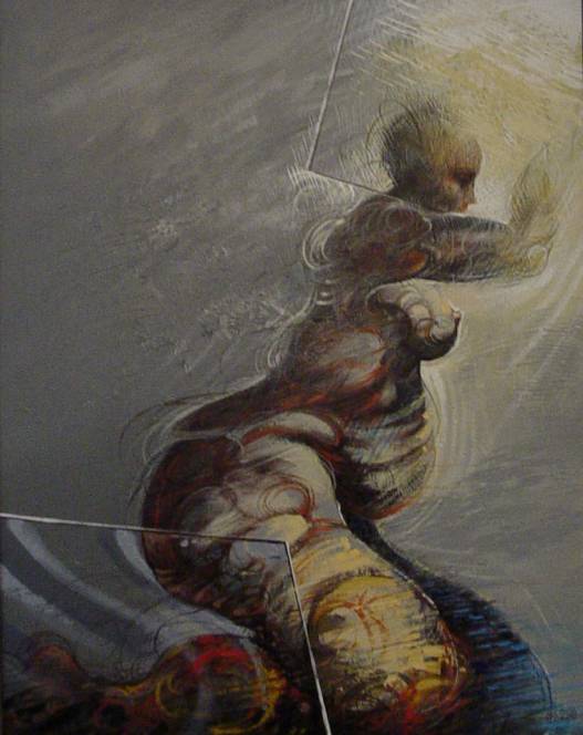 Marc CASTELLO - Volumes de vie - 100x81 -2003-Acrylic./toile Marc CASTELLO - Volumes de vie - 100x81 -2003-Acrylic./toile