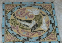 Catherine GINDRE - Griffon, pavement mosaique incorpor?e, 45x45 cm, 2003 Catherine GINDRE - Griffon, pavement mosaique incorpor?e, 45x45 cm, 2003