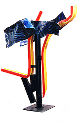 Alain VALTAT - Fer Polychrome - Morceaux en Forme de Vent Alain VALTAT - Fer Polychrome - Morceaux en Forme de Vent
