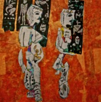 Jean Pierre NERI - acryl sur toile 100x100 Jean Pierre NERI - acryl sur toile 100x100