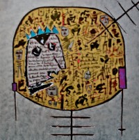 Jean Pierre NERI - acryl sur toile 100x100 Jean Pierre NERI - acryl sur toile 100x100