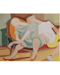 Philippe COUDRAY - M?re et enfant, huile sur toile 25 figures, 2004 Philippe COUDRAY - M?re et enfant, huile sur toile 25 figures, 2004