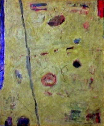 MOHAMMED HADDAD - Cyclique - 81x60 - 2006- Acrylique sur toile MOHAMMED HADDAD - Cyclique - 81x60 - 2006- Acrylique sur toile