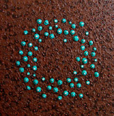 Sébastien Mercier - Rond de sorciere- 100 x 100 cm - 2006- acrylique sur toile Sébastien Mercier - Rond de sorciere- 100 x 100 cm - 2006- acrylique sur toile