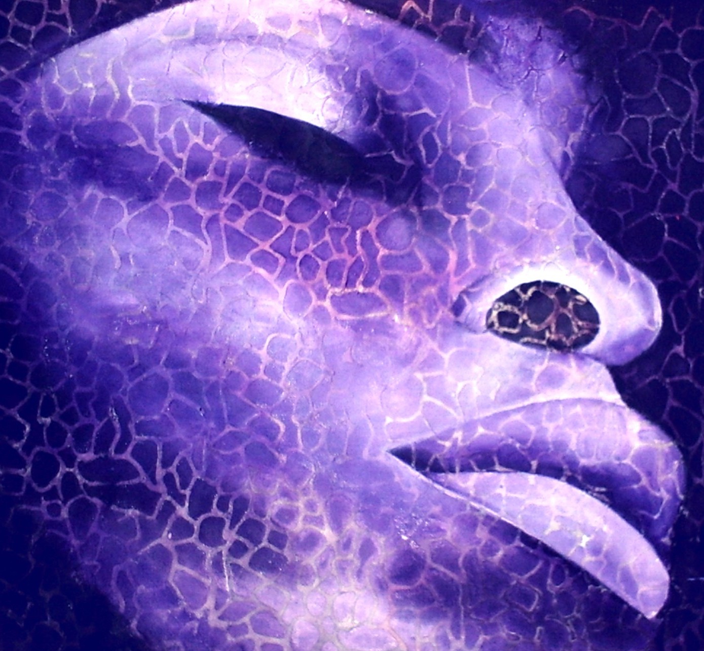 SYLVIA BURGOA - Rêves Violets / 0.50 m x 0.70 m/ Série Femmes de Couleur 2006 / Acrylique sur Papier de Cire SYLVIA BURGOA - Rêves Violets / 0.50 m x 0.70 m/ Série Femmes de Couleur 2006 / Acrylique sur Papier de Cire