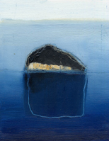 emmanuelle reynaud - ilot 1 15x20 huile sur papier toil emmanuelle reynaud - ilot 1 15x20 huile sur papier toil
