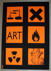 JEAN-NOEL LÁSZLÓ - Affiche ART? N°64<br/> 50 x 35 cm<br/> Sérigraphie éditée par Alain Buyse - Lille <br/> 1999 JEAN-NOEL LÁSZLÓ - Affiche ART? N°64<br/> 50 x 35 cm<br/> Sérigraphie éditée par Alain Buyse - Lille <br/> 1999
