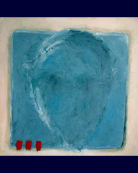 BERTRAND LIGONDES - Sans titre 120x120 huile sur toile BERTRAND LIGONDES - Sans titre 120x120 huile sur toile