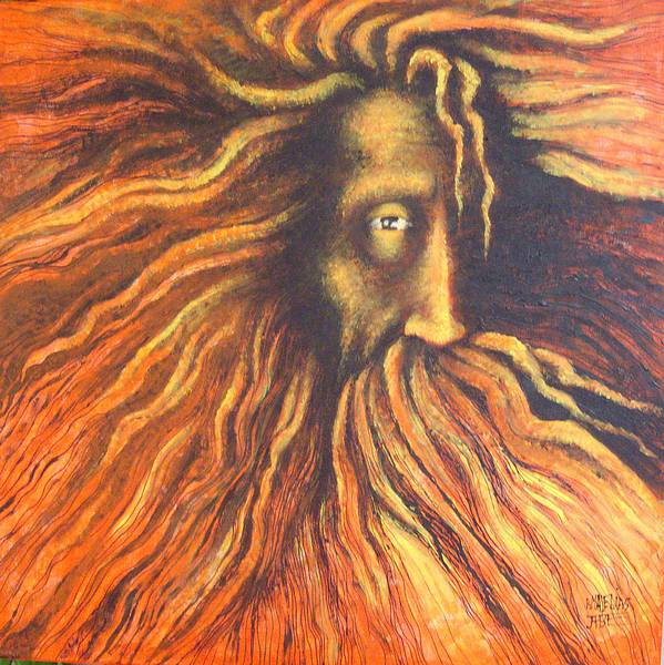 AMAL ELIAS-BAAKLINI - Résurrection,70x70 cm,2009,Acrylique sur toile AMAL ELIAS-BAAKLINI - Résurrection,70x70 cm,2009,Acrylique sur toile