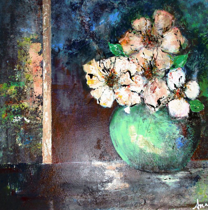 ANNE BOITEL - grand tourbillon automnal 2010 -100x80 acrylique sur toile ANNE BOITEL - grand tourbillon automnal 2010 -100x80 acrylique sur toile