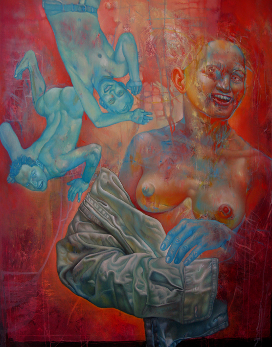 Adalberto Miguez - Métastase II - 100m x 80cm - 2010 - huile sur toile Adalberto Miguez - Métastase II - 100m x 80cm - 2010 - huile sur toile