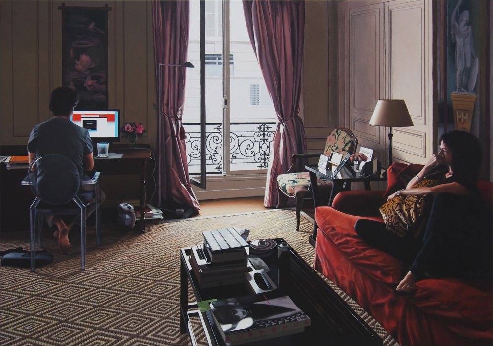 Adrien Belgrand - 80 x 80 cm Acrylique sur toile Adrien Belgrand - 80 x 80 cm Acrylique sur toile