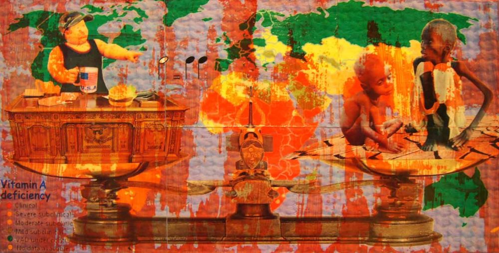 Alain BOUTHIER - On connait la musique ... (acrylique + collage 40cm x 80cm 2011) Alain BOUTHIER - On connait la musique ... (acrylique + collage 40cm x 80cm 2011)