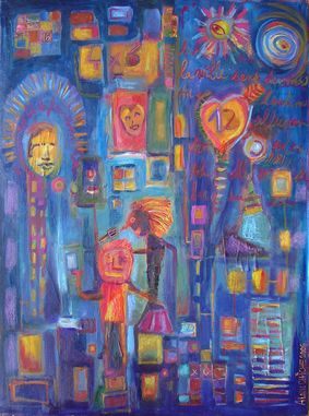 Alain CHICHE - Intime illusion, 80x52, 2006, huile sur toile Alain CHICHE - Intime illusion, 80x52, 2006, huile sur toile