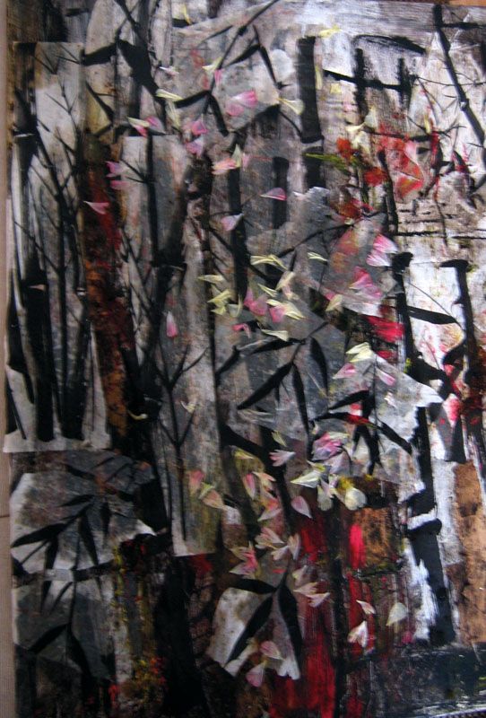 Amandine - DIAMANNE POLETTE - Générations, 70x50cm, 2009, technique mixte Amandine - DIAMANNE POLETTE - Générations, 70x50cm, 2009, technique mixte