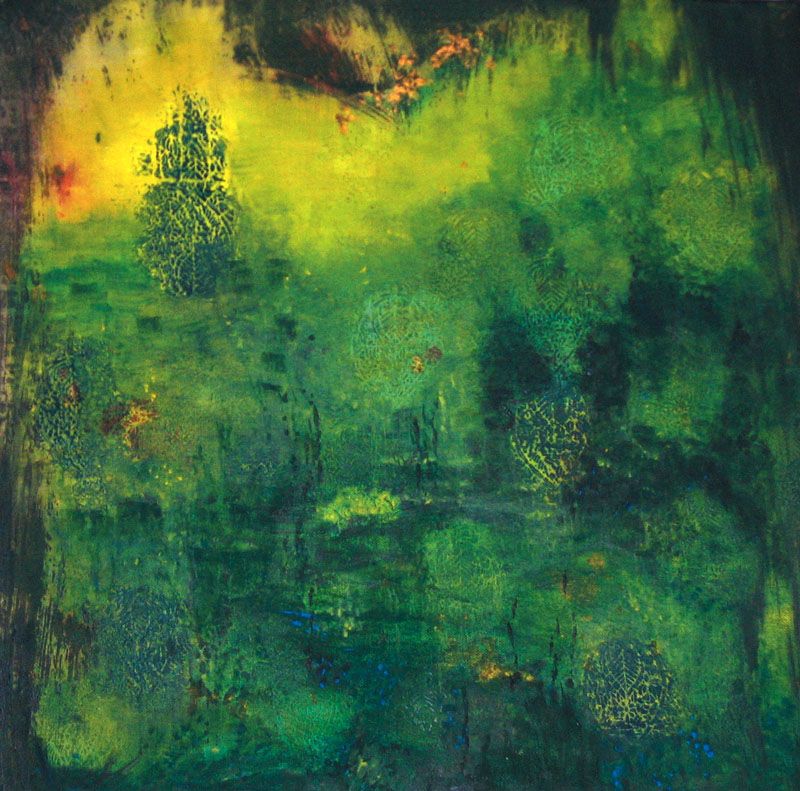 Amandine - DIAMANNE POLETTE - Le monde des profondeurs, 50x50cm, 2010, acrylique Amandine - DIAMANNE POLETTE - Le monde des profondeurs, 50x50cm, 2010, acrylique