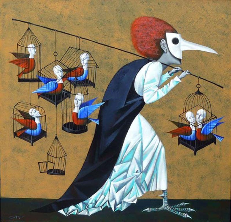 Andreï KHALIPINE - Insomnie,acrylique 2011 Andreï KHALIPINE - Insomnie,acrylique 2011