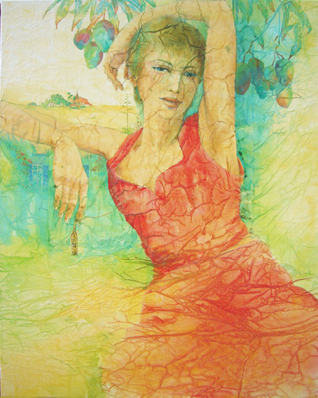 Ann Marie VALENCIA - Those were the days! 81x100cm, 2010, techniques mixtes sur toile Ann Marie VALENCIA - Those were the days! 81x100cm, 2010, techniques mixtes sur toile