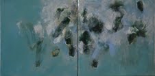 Anne COMMET - Les Pas, 50x50x2, 2009, technique mixte Anne COMMET - Les Pas, 50x50x2, 2009, technique mixte