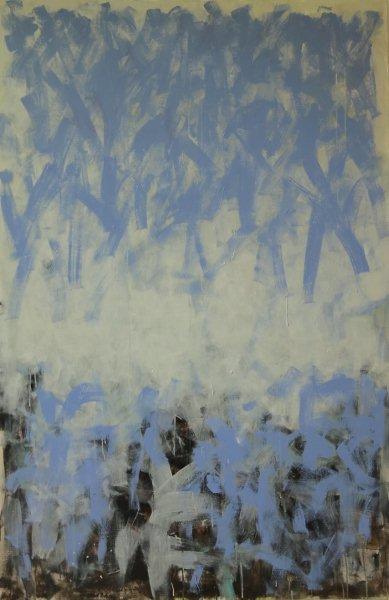 Anne COMMET - Végétal V, 195x130, 2010, technique mixte Anne COMMET - Végétal V, 195x130, 2010, technique mixte