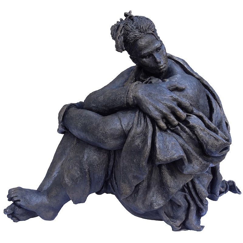 Anne MOURAT - Petite Sœur 65 cm x 39 cm x 50 cm, 2012 Résine patinée, tirage limité Anne MOURAT - Petite Sœur 65 cm x 39 cm x 50 cm, 2012 Résine patinée, tirage limité
