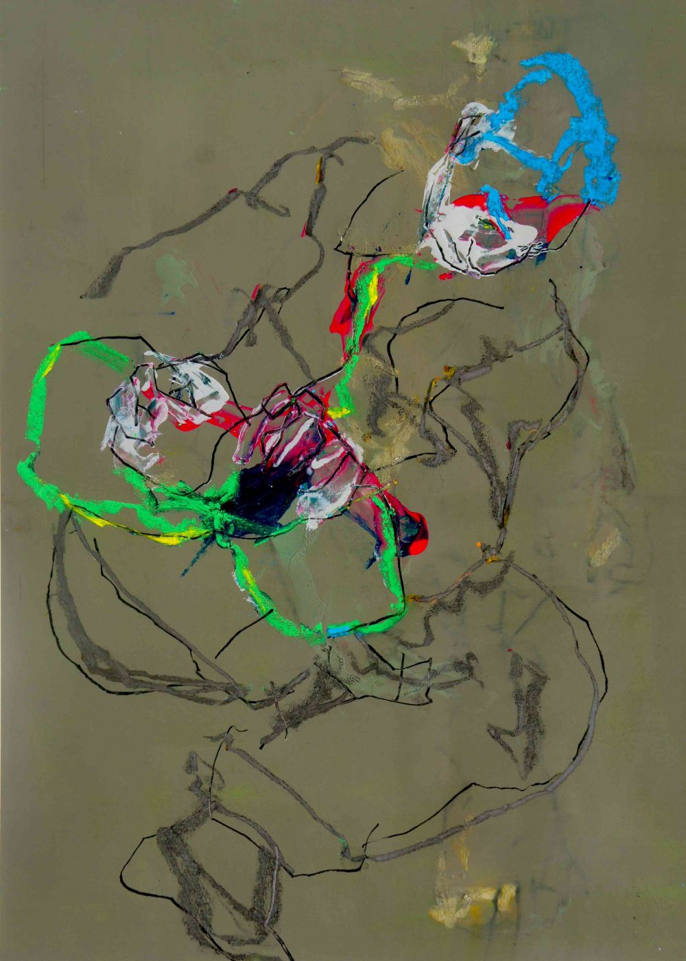 Arnaud FRANC - DE RETOUR SUR TERRE - Toile, technique mixte 60 x 60 cm Arnaud FRANC - DE RETOUR SUR TERRE - Toile, technique mixte 60 x 60 cm