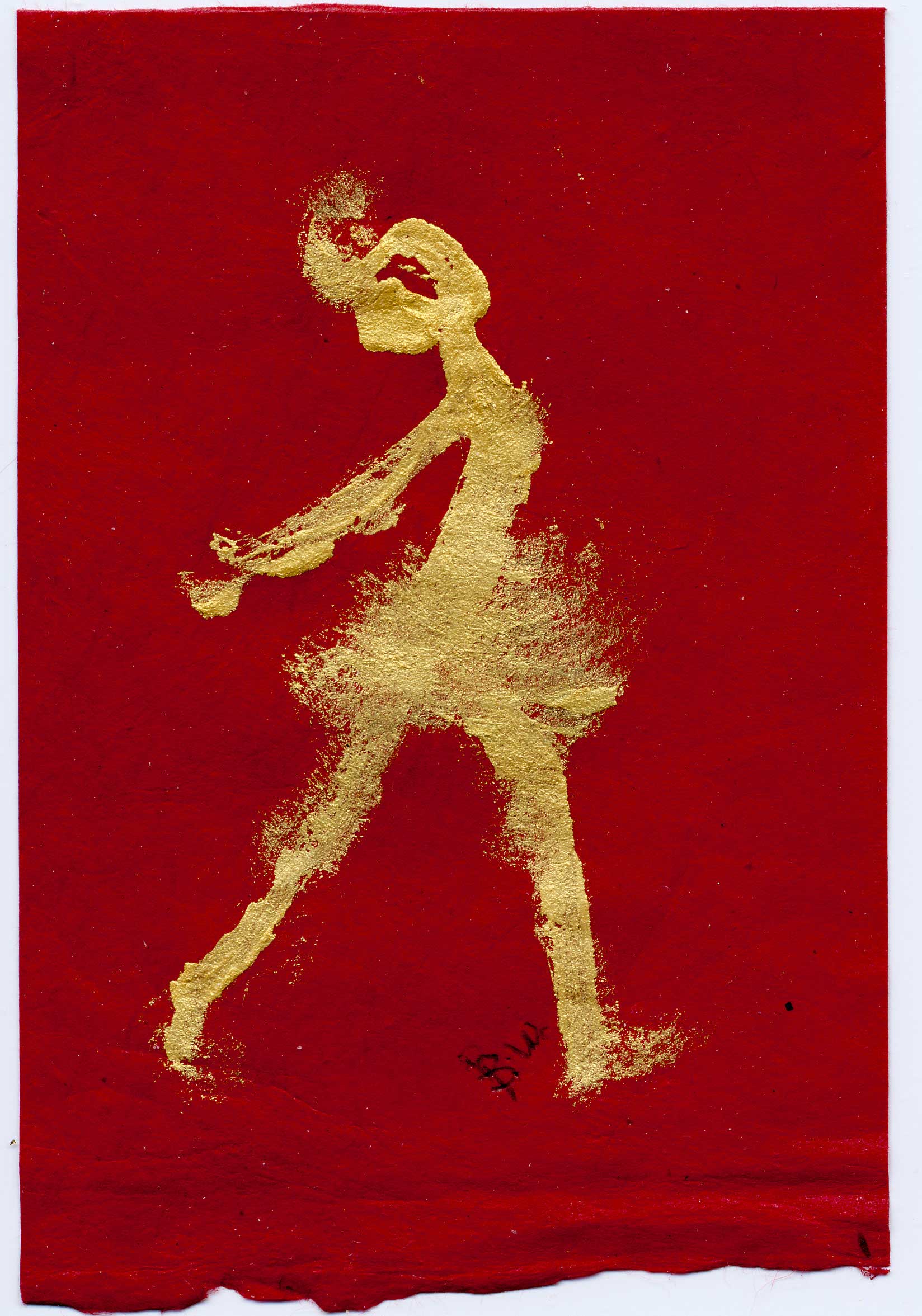 Barbara Cierpinska Wydro - CYCLE DANSES, 23x33, 2009, acrylique Barbara Cierpinska Wydro - CYCLE DANSES, 23x33, 2009, acrylique
