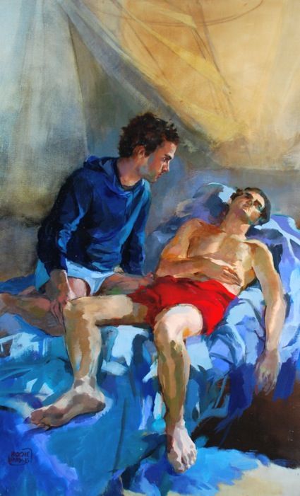 Béatrice Roche Gardies - qu'il est loin mon pays , huile sur toile 130x97cm 2009 Béatrice Roche Gardies - qu'il est loin mon pays , huile sur toile 130x97cm 2009
