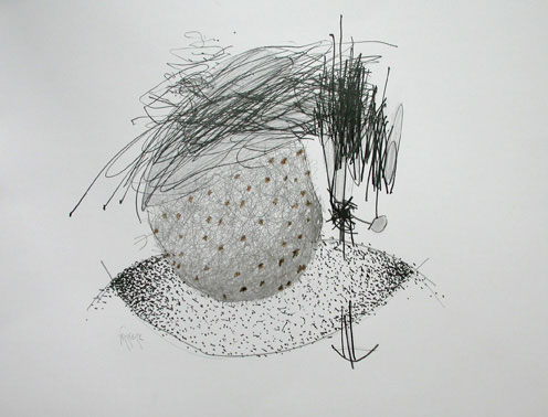 Bernard Ferriere - sans titre 25 x 15 - 2009 - Crayon sur papier Bernard Ferriere - sans titre 25 x 15 - 2009 - Crayon sur papier