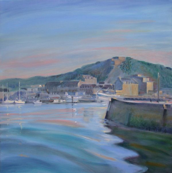 Bernard GINESTE - Chemin creux normand Huile/toile 80x80 Bernard GINESTE - Chemin creux normand Huile/toile 80x80