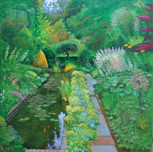 Bernard GINESTE - La baie de Sallenelles Huile/toile 90x90 Bernard GINESTE - La baie de Sallenelles Huile/toile 90x90