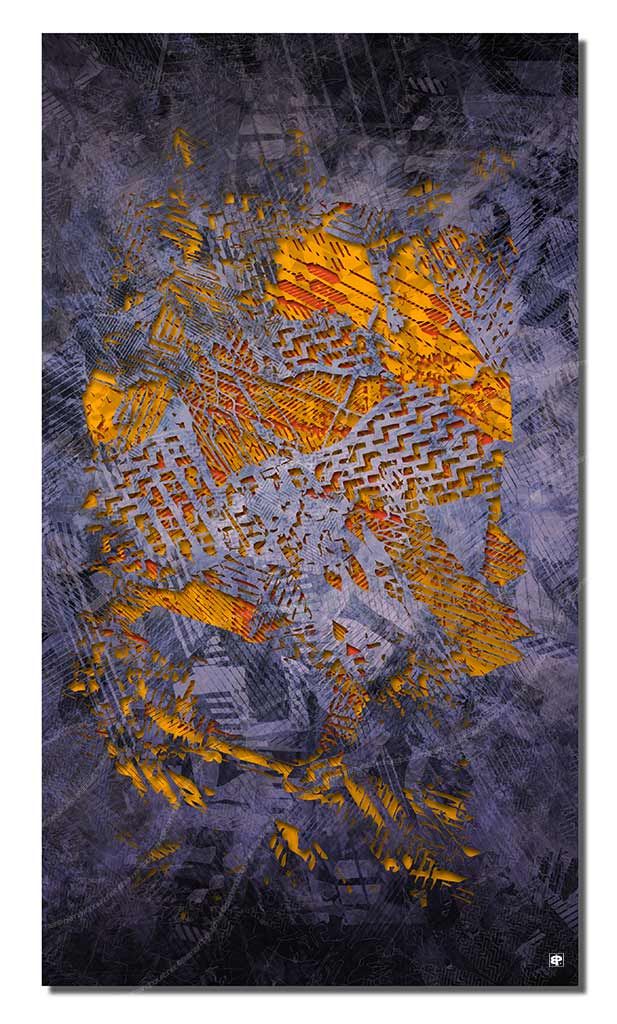 Bernard Pourchet - SekoisBins, 120X72, 2011, Peinture Numérique Bernard Pourchet - SekoisBins, 120X72, 2011, Peinture Numérique