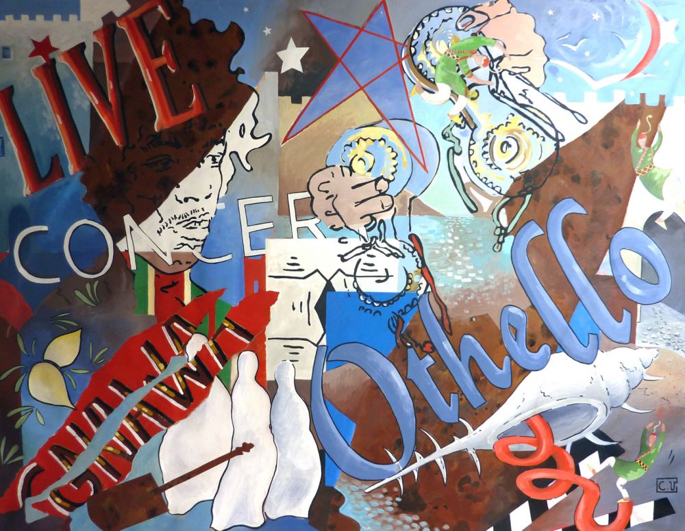 CATHERINE VIEU - Essaouira, 200x150, 2011, Acrylique sur toile CATHERINE VIEU - Essaouira, 200x150, 2011, Acrylique sur toile