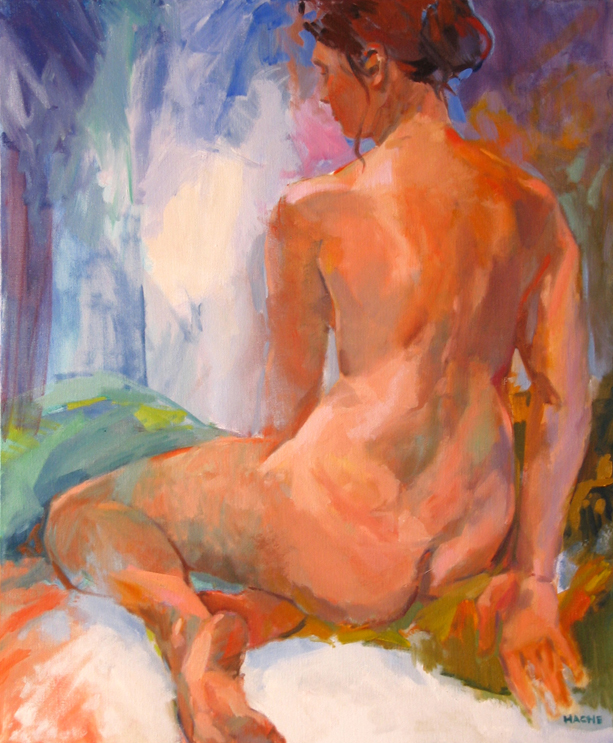 CHRISTIAN HACHE - ALICJA - 73x60 cm - 2010 - huile sur toile CHRISTIAN HACHE - ALICJA - 73x60 cm - 2010 - huile sur toile