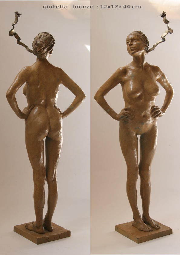 CLAIRE FONTANA - Giulietta bronze 12x17x44 cm CLAIRE FONTANA - Giulietta bronze 12x17x44 cm