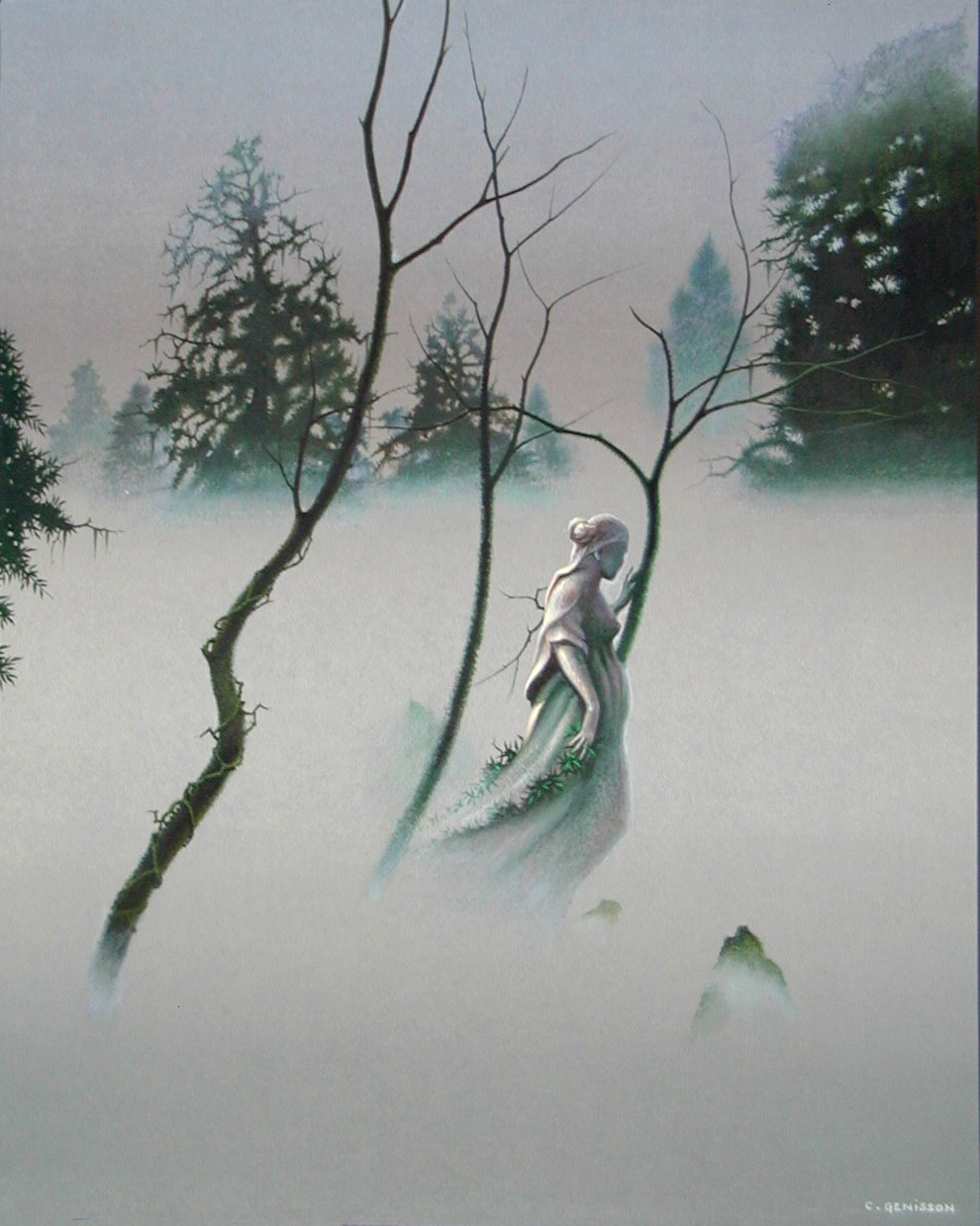 CLAUDE GENISSON - Gouache CLAUDE GENISSON - Gouache