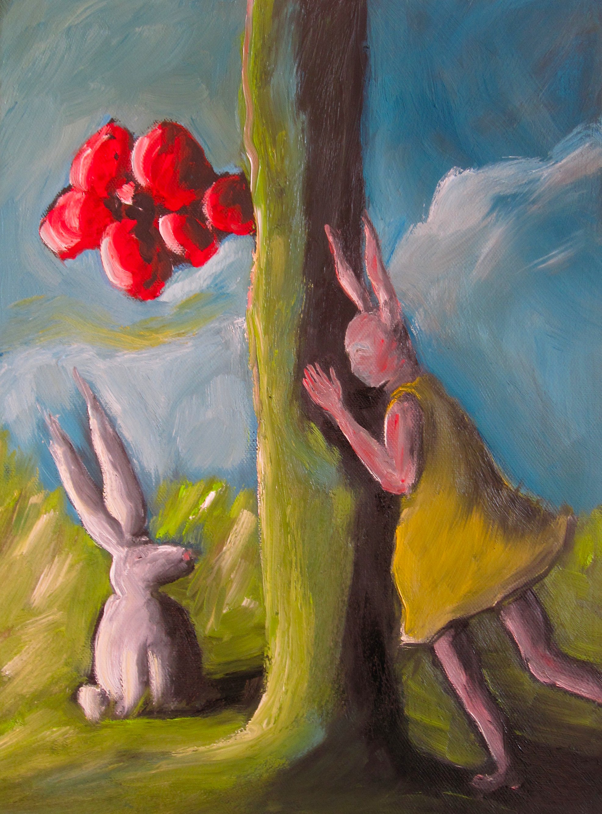 Catherine POUPLAIN - Ressemblance, 2010, 40x30, huile sur toile Catherine POUPLAIN - Ressemblance, 2010, 40x30, huile sur toile