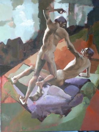 Catherine ROCH - Surgissement, 92x73, 05-10, huile sur toile Catherine ROCH - Surgissement, 92x73, 05-10, huile sur toile