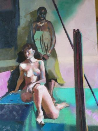 Catherine ROCH - Plaisir des ombres, 116x89, 06-10, huile sur toile Catherine ROCH - Plaisir des ombres, 116x89, 06-10, huile sur toile
