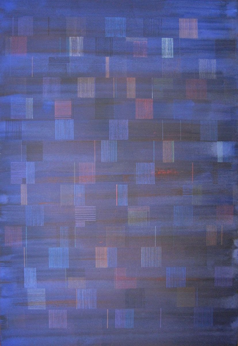Claire CHAVAGNAC BRUGNON (de) - Canyon 2008, 114x97cm, silice, pigments, liant sur toile, 2008 Claire CHAVAGNAC BRUGNON (de) - Canyon 2008, 114x97cm, silice, pigments, liant sur toile, 2008