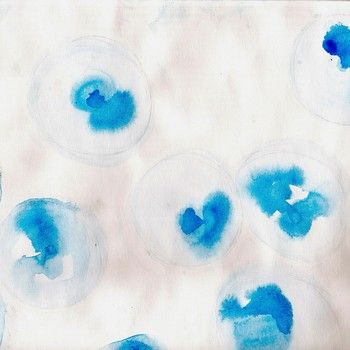 Cyrille LAMART - Blue lagoon, polyptyque 25cmx25cm, 2011, aquarelle/photographie Cyrille LAMART - Blue lagoon, polyptyque 25cmx25cm, 2011, aquarelle/photographie