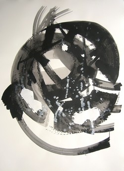 Cytise GAMERO-GALLEGO - 168 - 10 x 15 cm - 2007 - Encre/Eau Cytise GAMERO-GALLEGO - 168 - 10 x 15 cm - 2007 - Encre/Eau