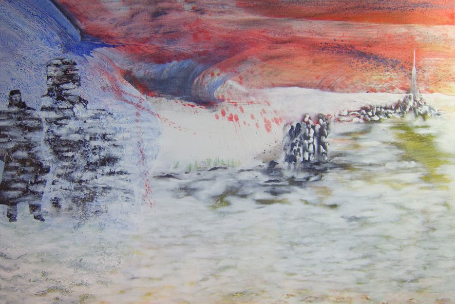 Didier WURTZ - MYTHOGRAPHIE 1 -120 F (195 x 130) - acrylique sur toile Didier WURTZ - MYTHOGRAPHIE 1 -120 F (195 x 130) - acrylique sur toile