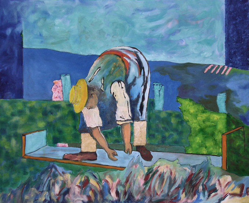 Dominique BIASSE - Comprends-tu ? - 2004 Huile sur toile - 54 X 65 cm Dominique BIASSE - Comprends-tu ? - 2004 Huile sur toile - 54 X 65 cm